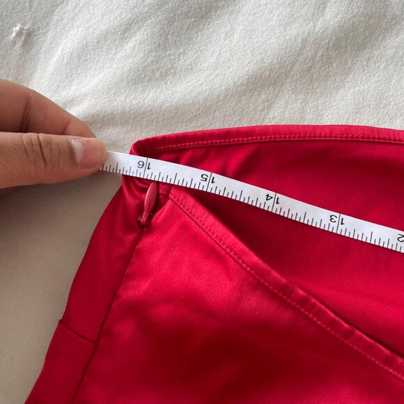 Parade red slip halter dress (sz M) - Picture 6 of 6